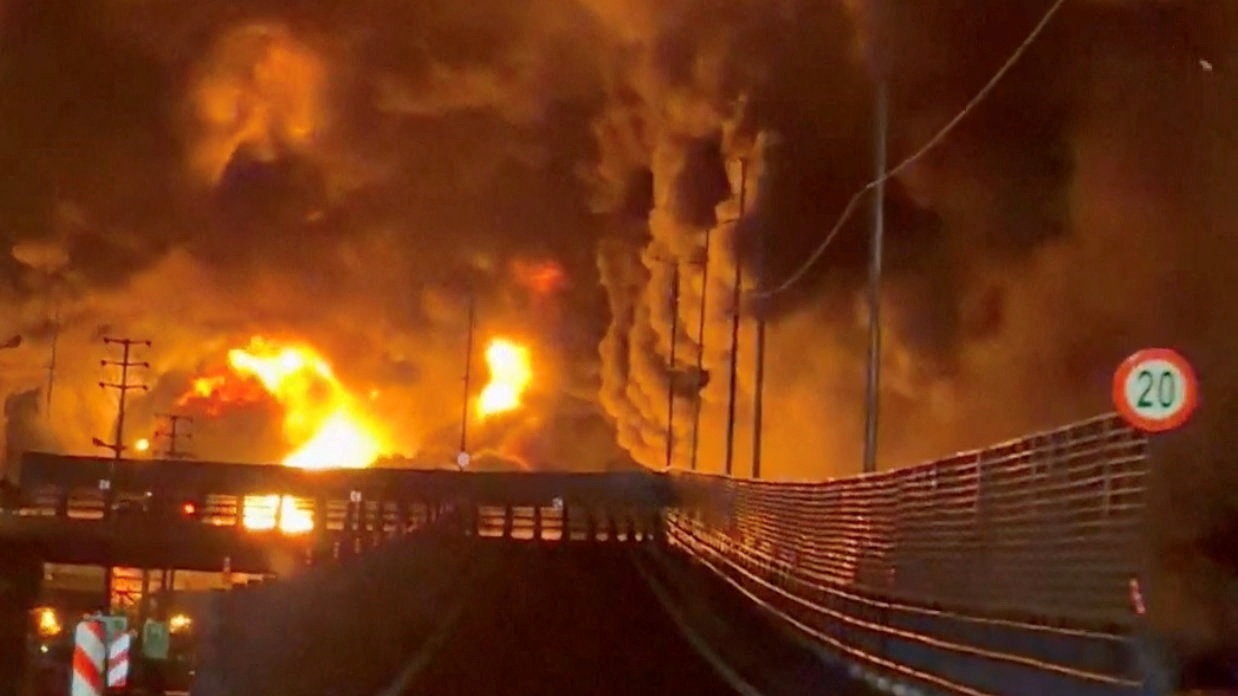 Tehran burns as oil depots hit, Israel warns it will target next ...