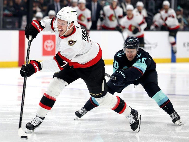 Senators lose Jake Sanderson to injury, defeat Kraken handily