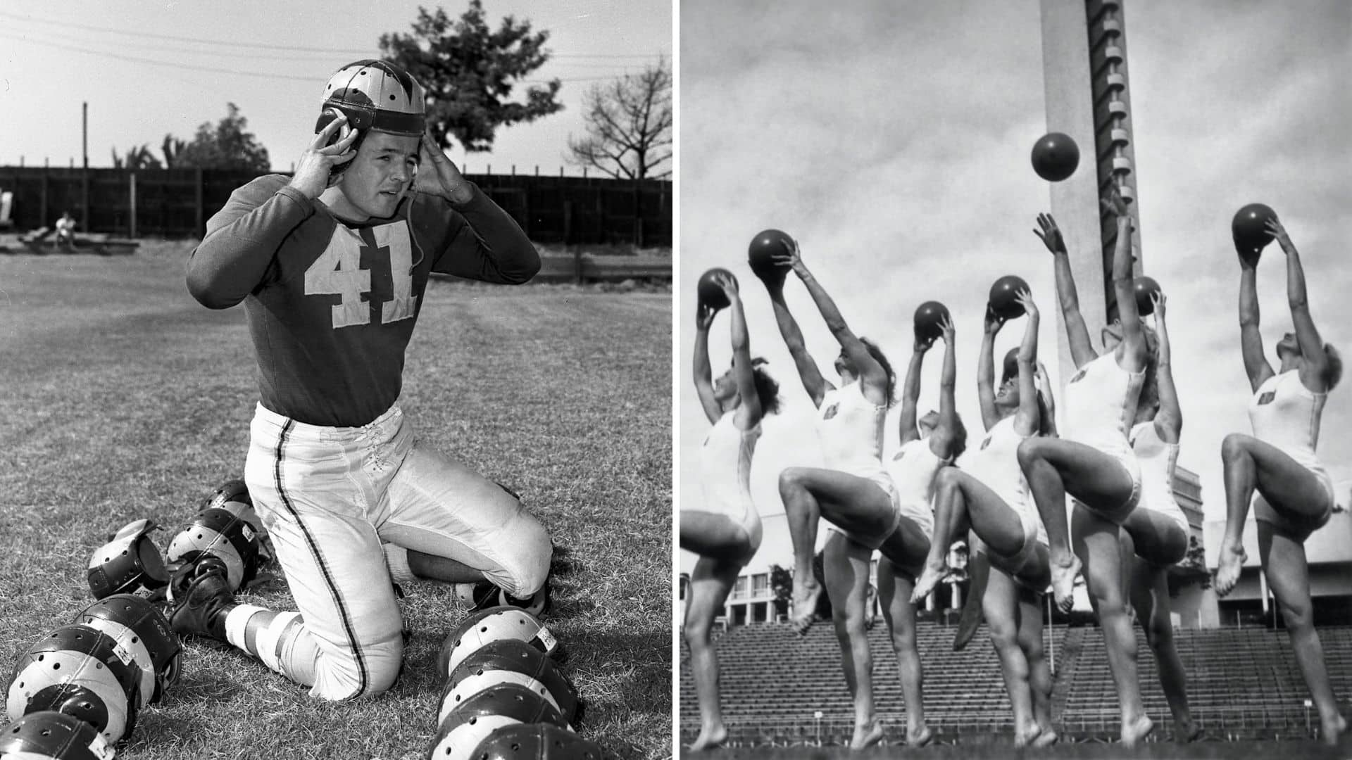 1950s sports gear that time forgot