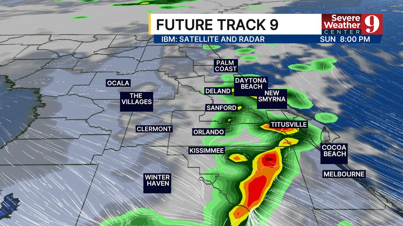 Central Florida to see scattered thunderstorms, heavy rain possible