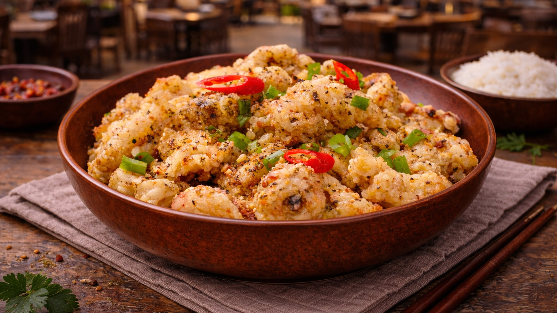 Can salt and pepper calamari really be this crispy?