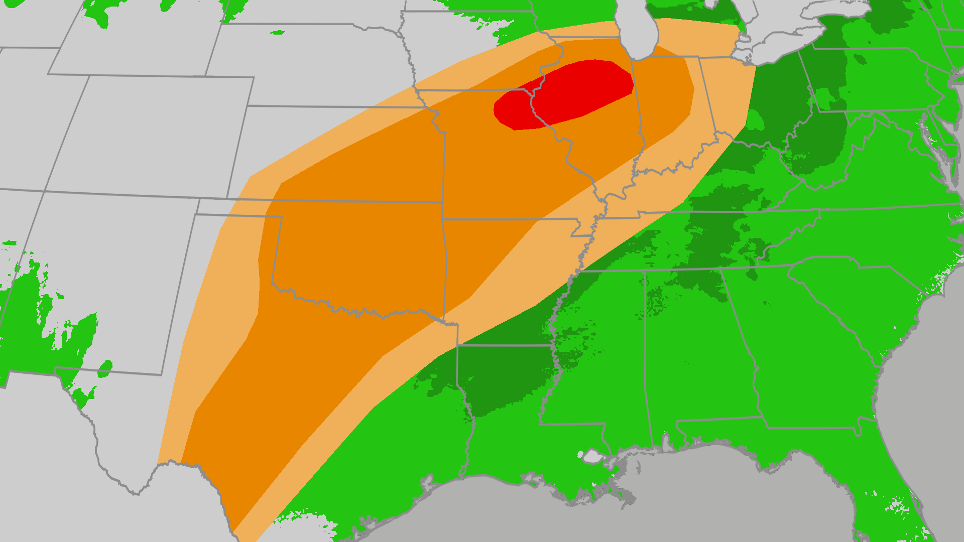 More severe weather for southern Plains, Midwest this week