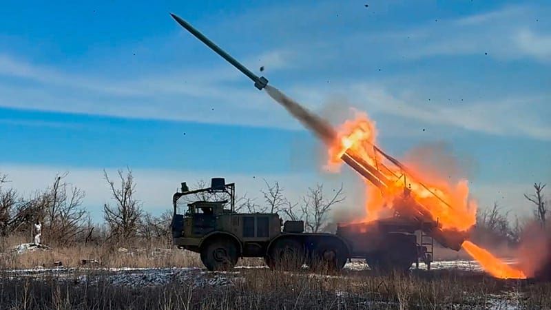 Russia fires barrage of missiles at Ukraine hitting transport network