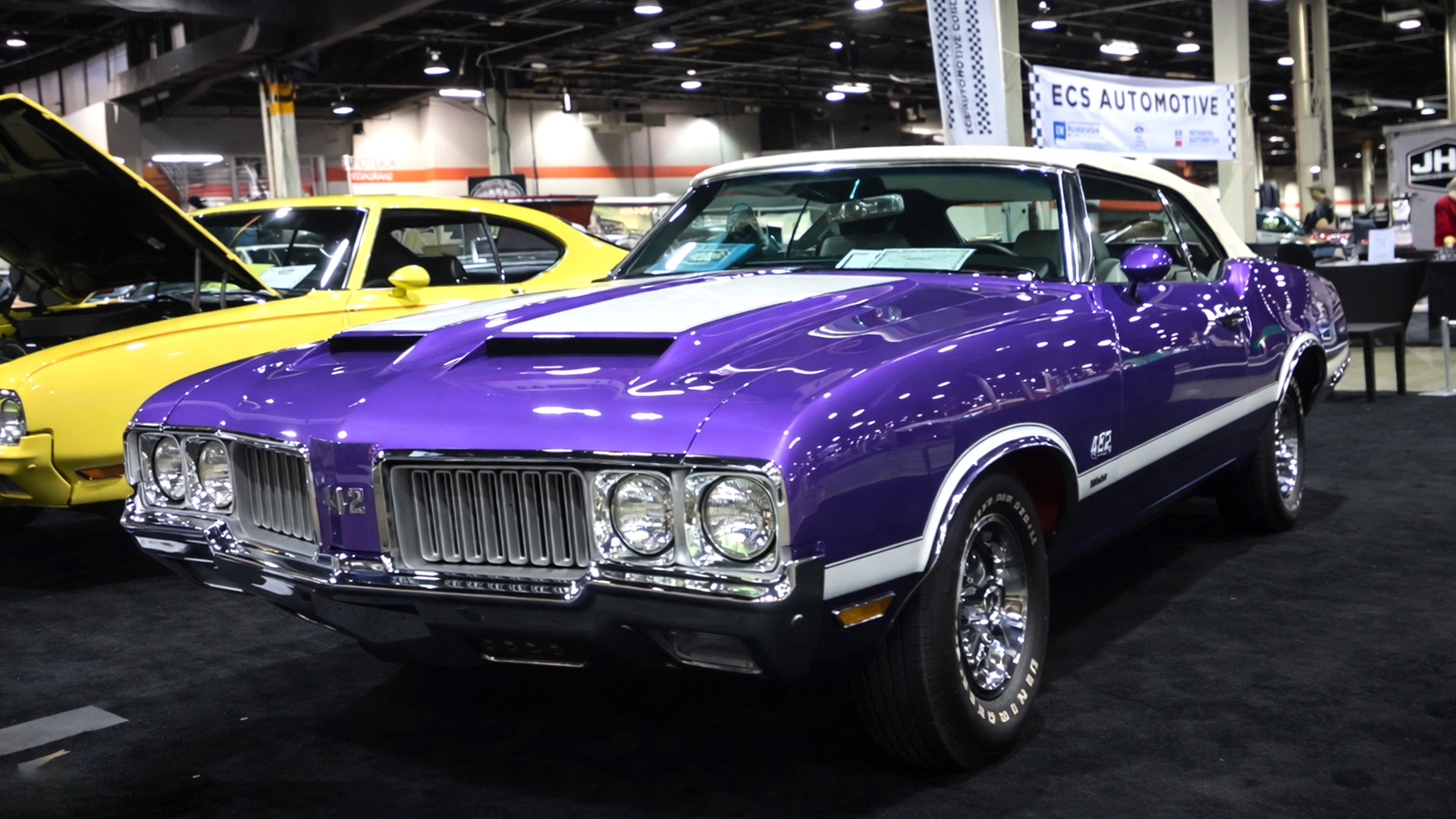 American classic convertible featured at auto showcase