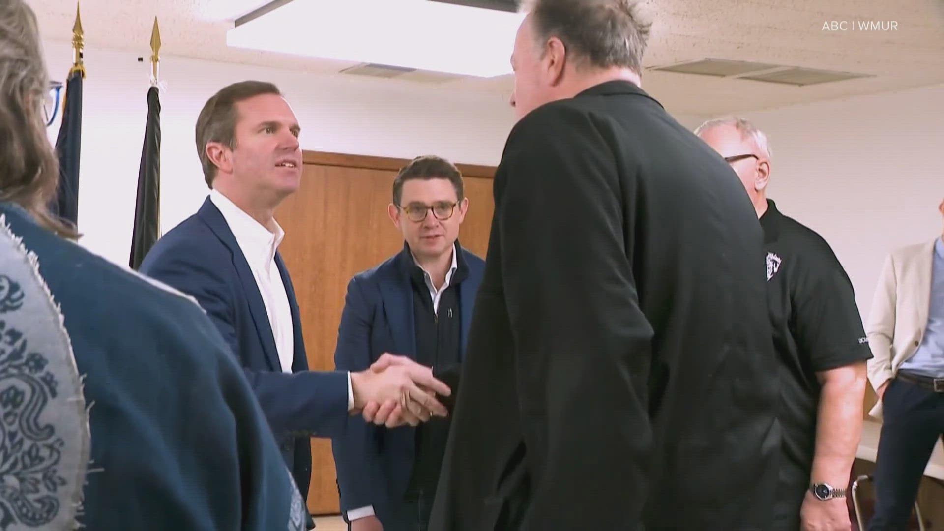 Gov. Beshear visits New Hampshire campaigning for local Democrats