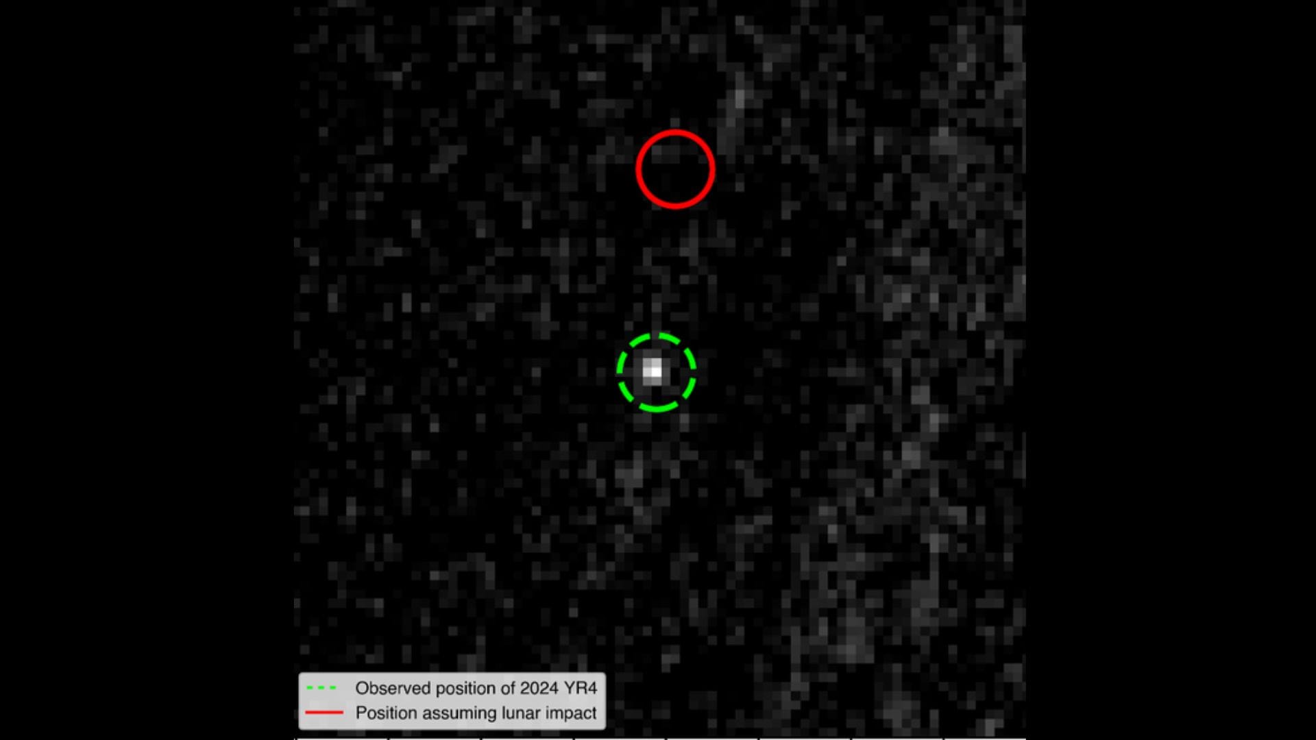Asteroid 2024 YR4 will not be slamming into moon