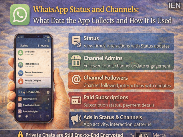 WhatsApp status and channels: What data the app collects and how it is used