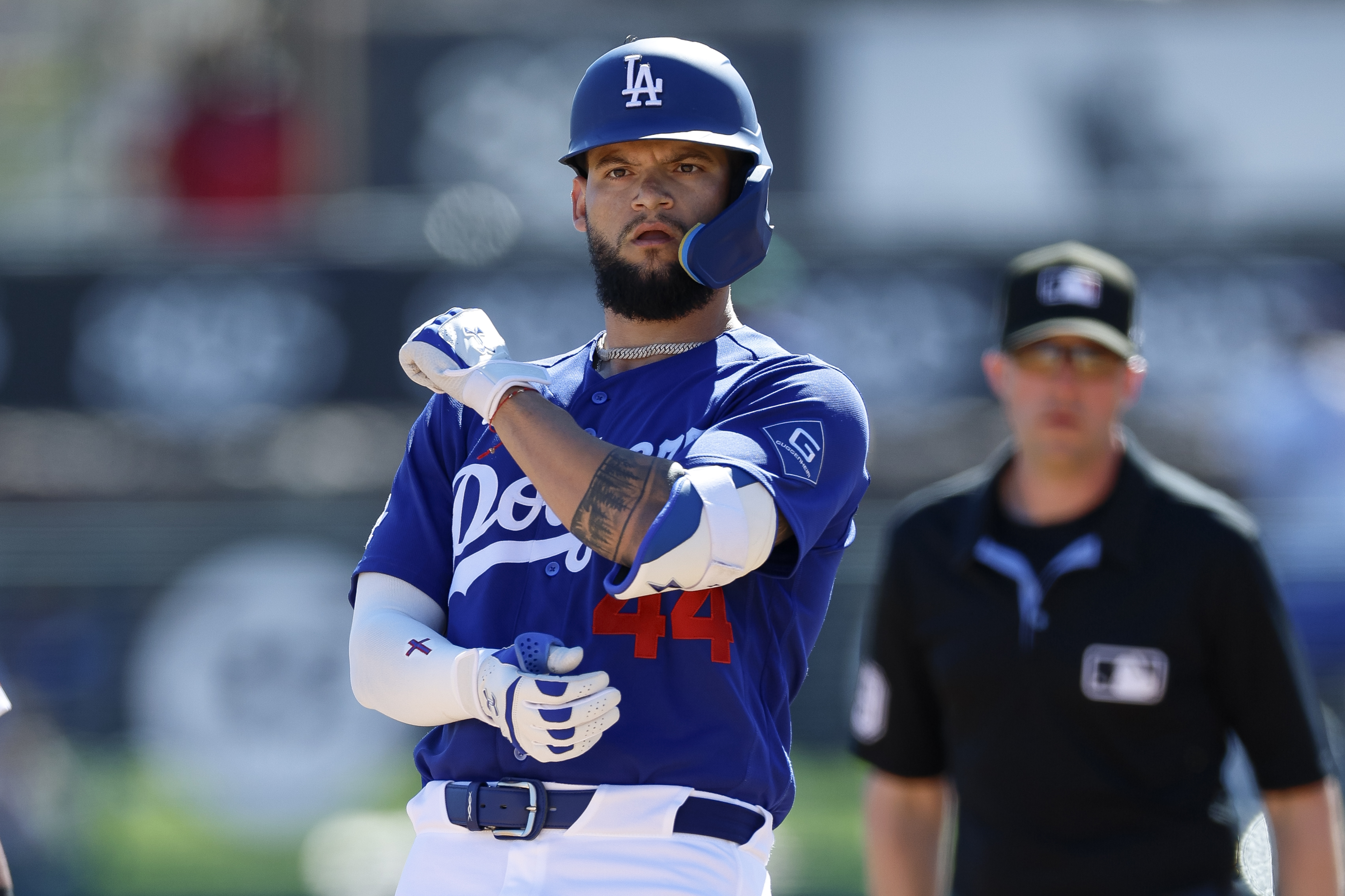 Dodgers vs. Reds spring training game roster