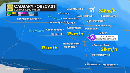 Up to 20 cm: Snow replaces warmth in Alberta as cooldown takes place