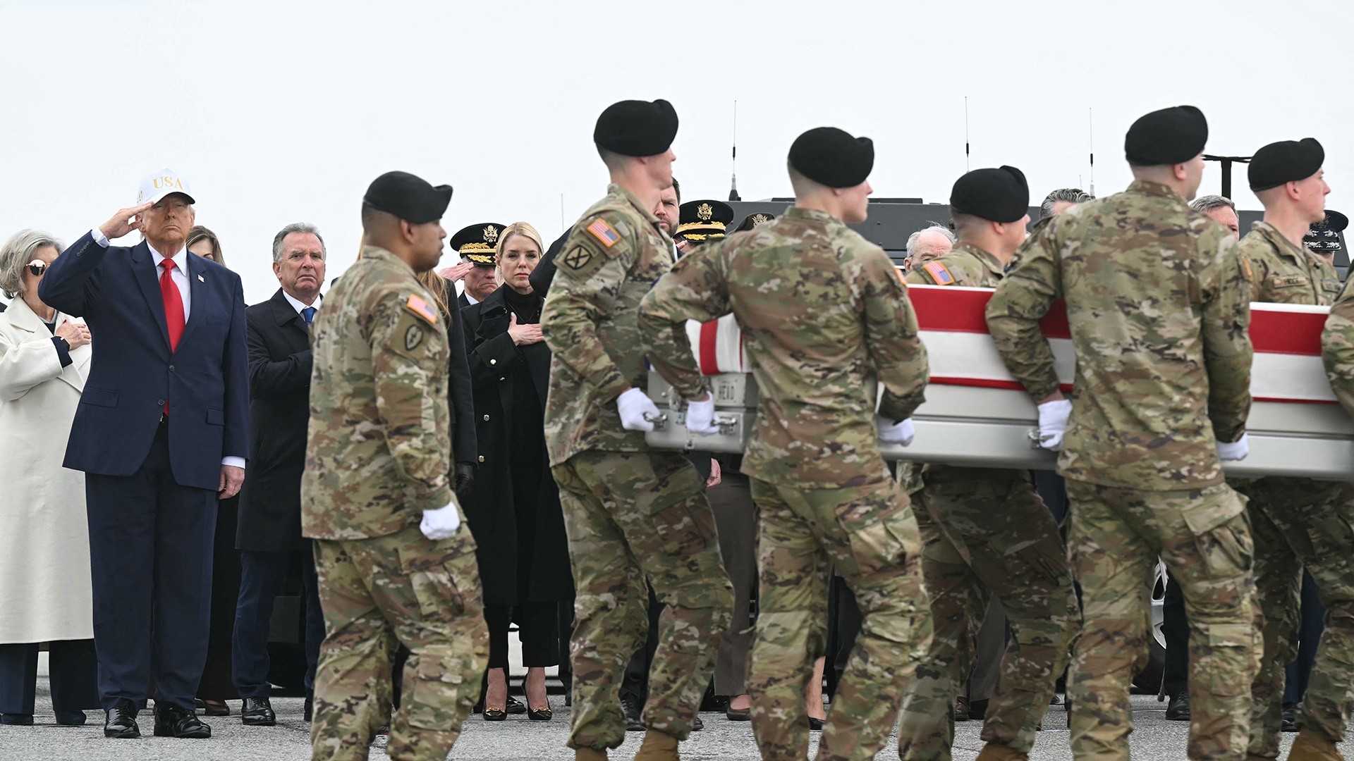 Six US soldiers killed in Iran war honored in dignified transfer