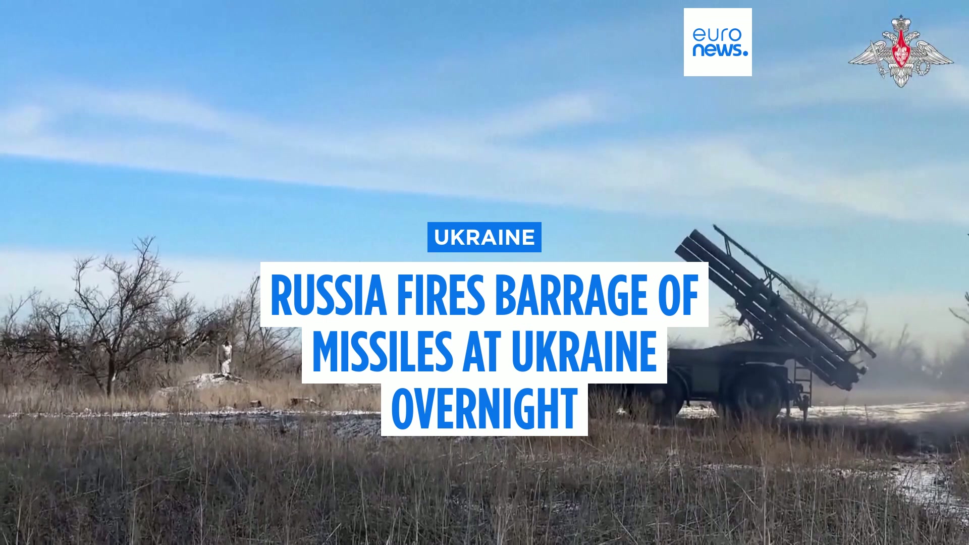 Russia fires barrage of missiles at Ukraine hitting transport network