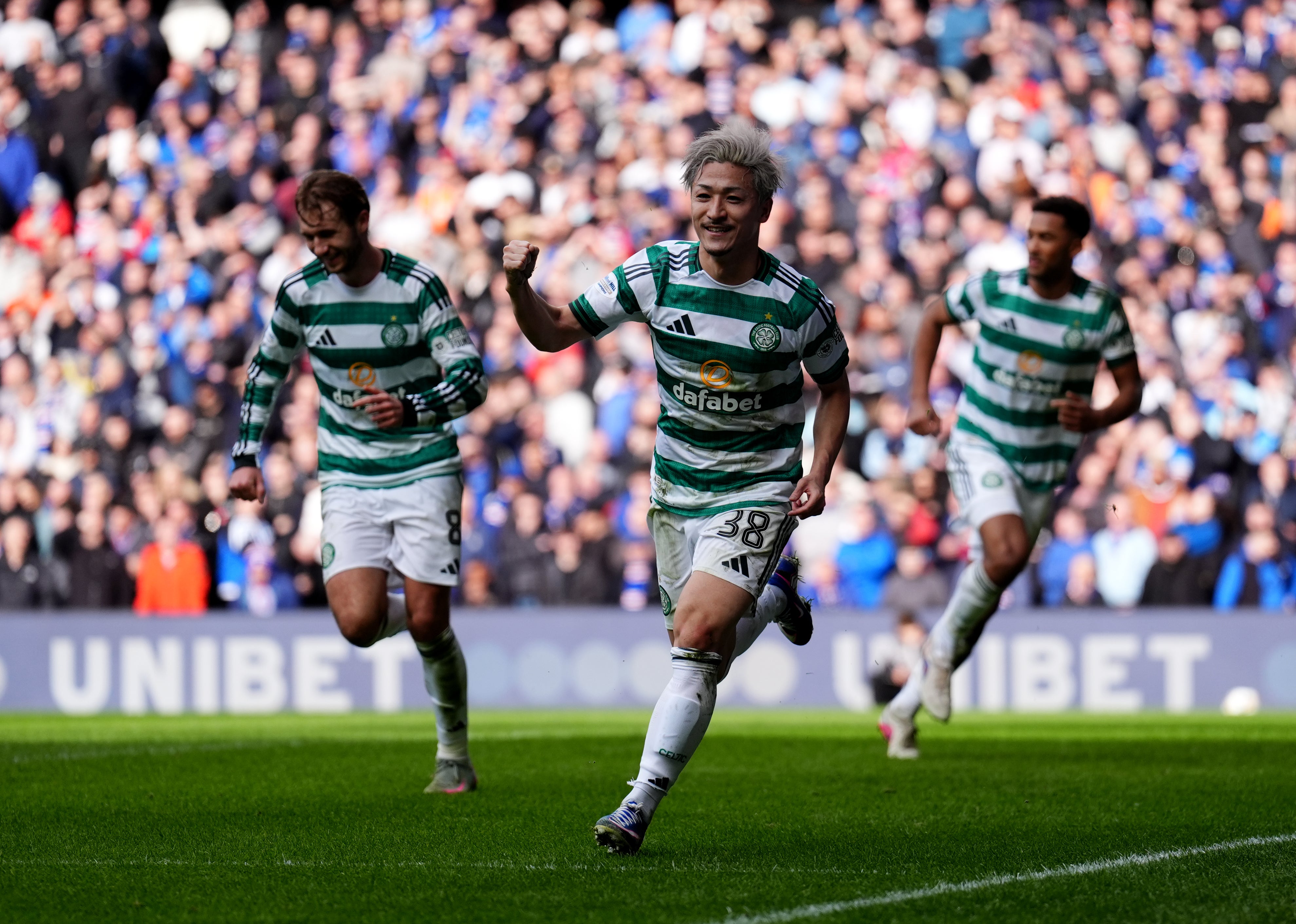 Fans clash at Ibrox after Celtic knock Rangers out of cup on penalties