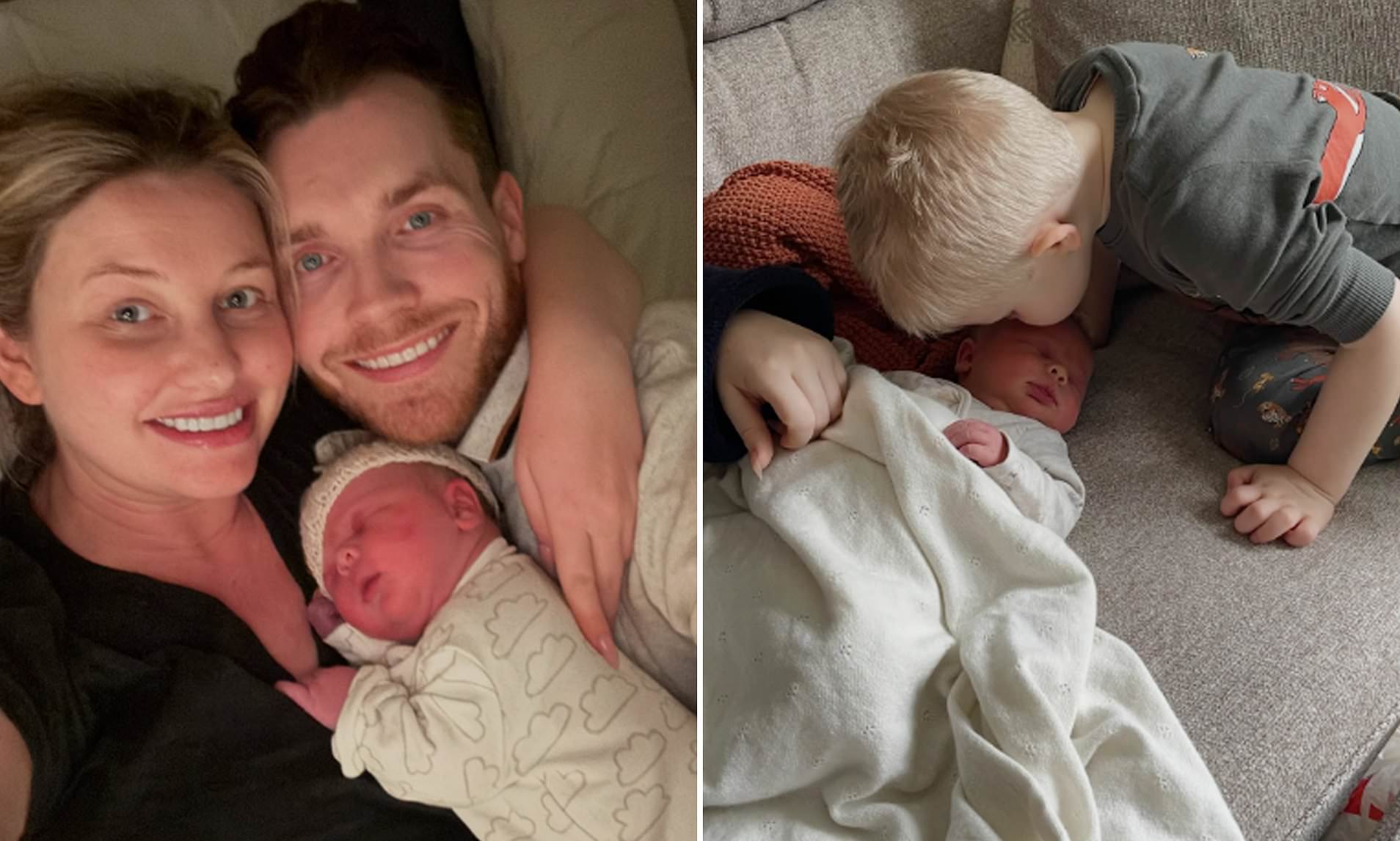 Amy Hart gives birth! Love Island star welcomes baby boy early with ...