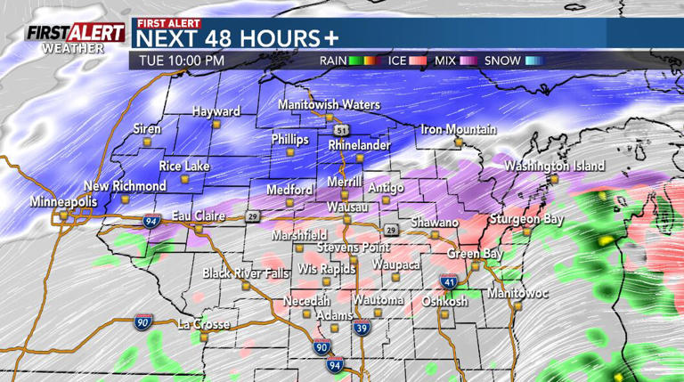 From record warm to winter chill and chances for rain & snow
