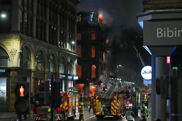 Building collapses as emergency services rush to fire near major UK ...