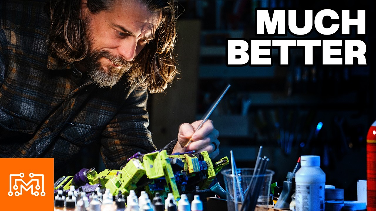 Customizing Devastator: turning a clean Transformer into a weathered ...