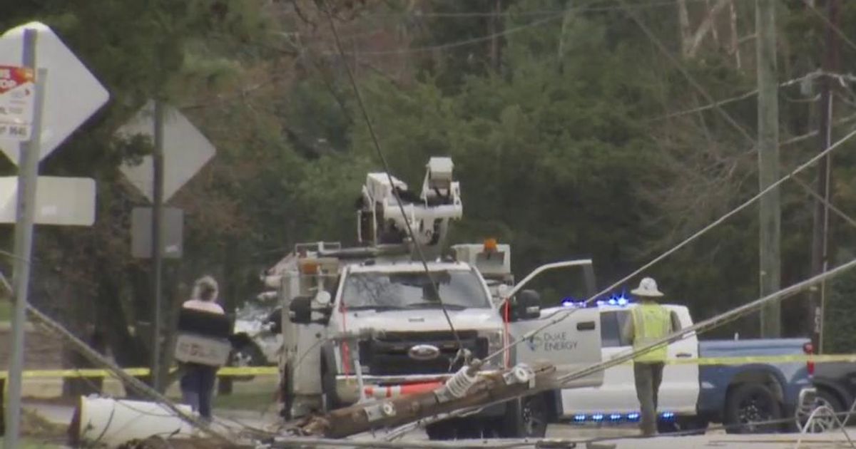Truck hits utility pole in Raleigh neighborhood, knocking out power for ...