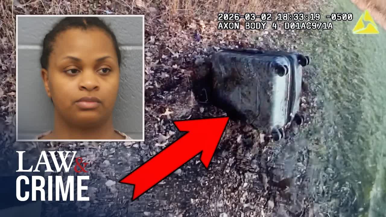 Woman arrested after girls’ bodies found in buried suitcases