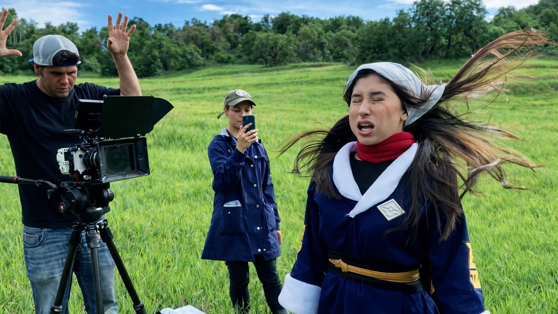 The making of a Pokémon multiverse scene