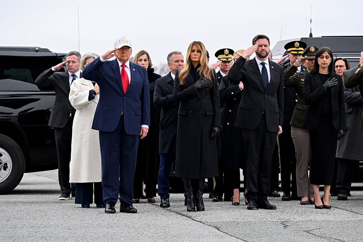 Fox News slammed for airing old video of Trump honoring fallen troops