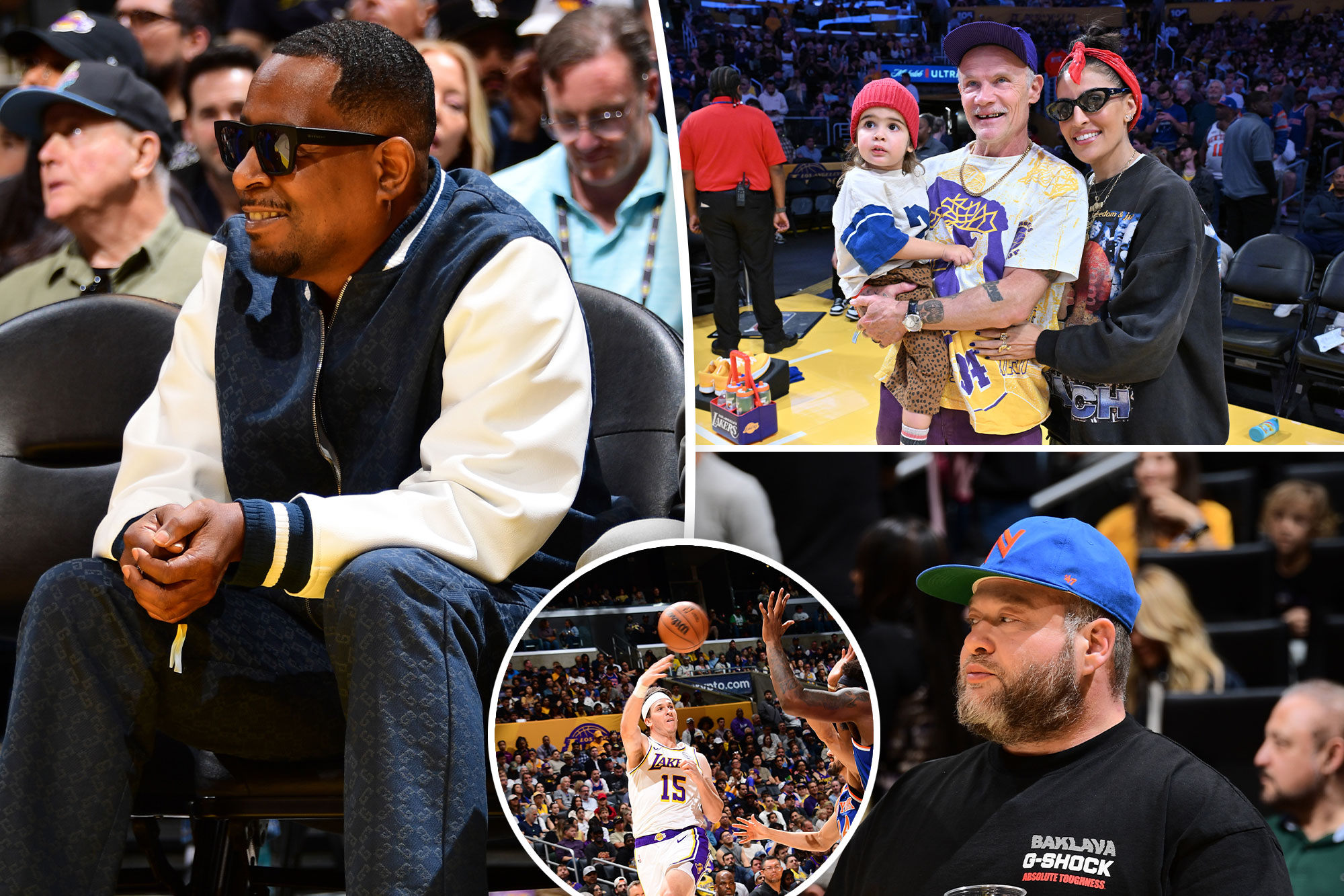 Celebrities at Knicks vs Lakers: Stars come out for LA's victory over NY