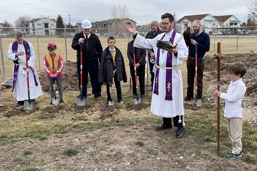 Local congregation celebrates groundbreaking of new school building<br>