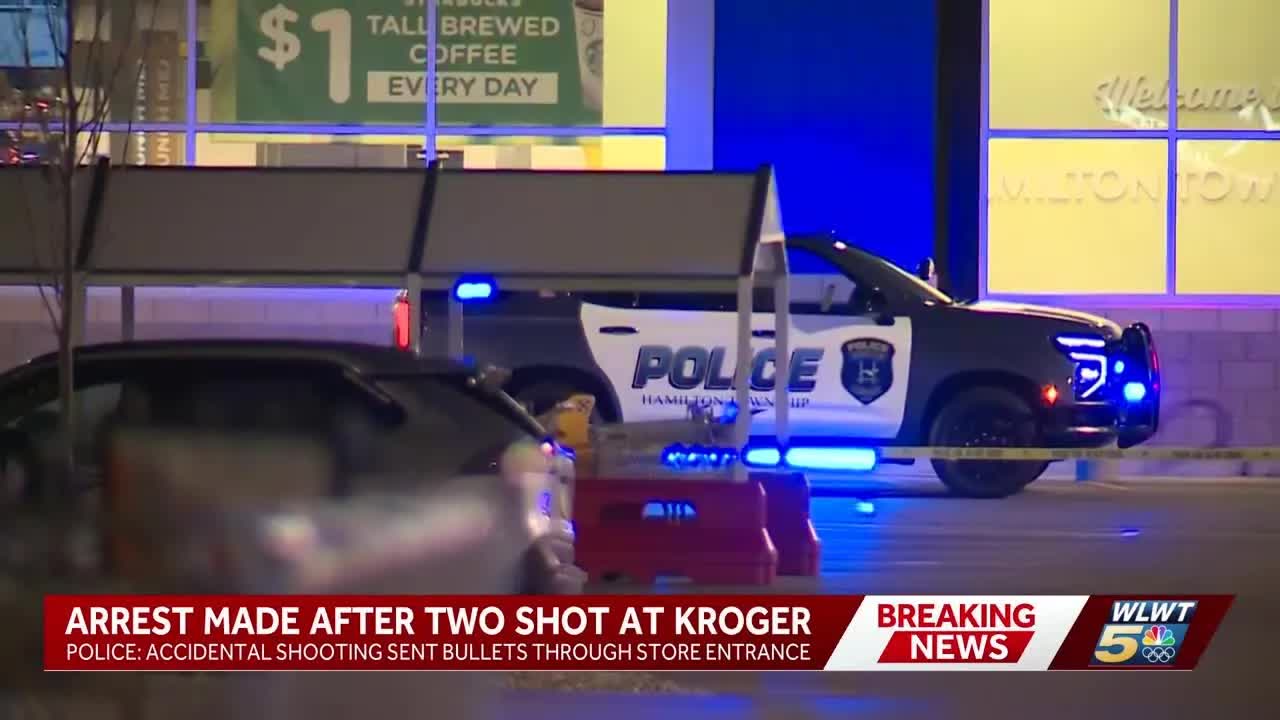 Police: 2 hurt in accidental shooting at Maineville Kroger; arrest made