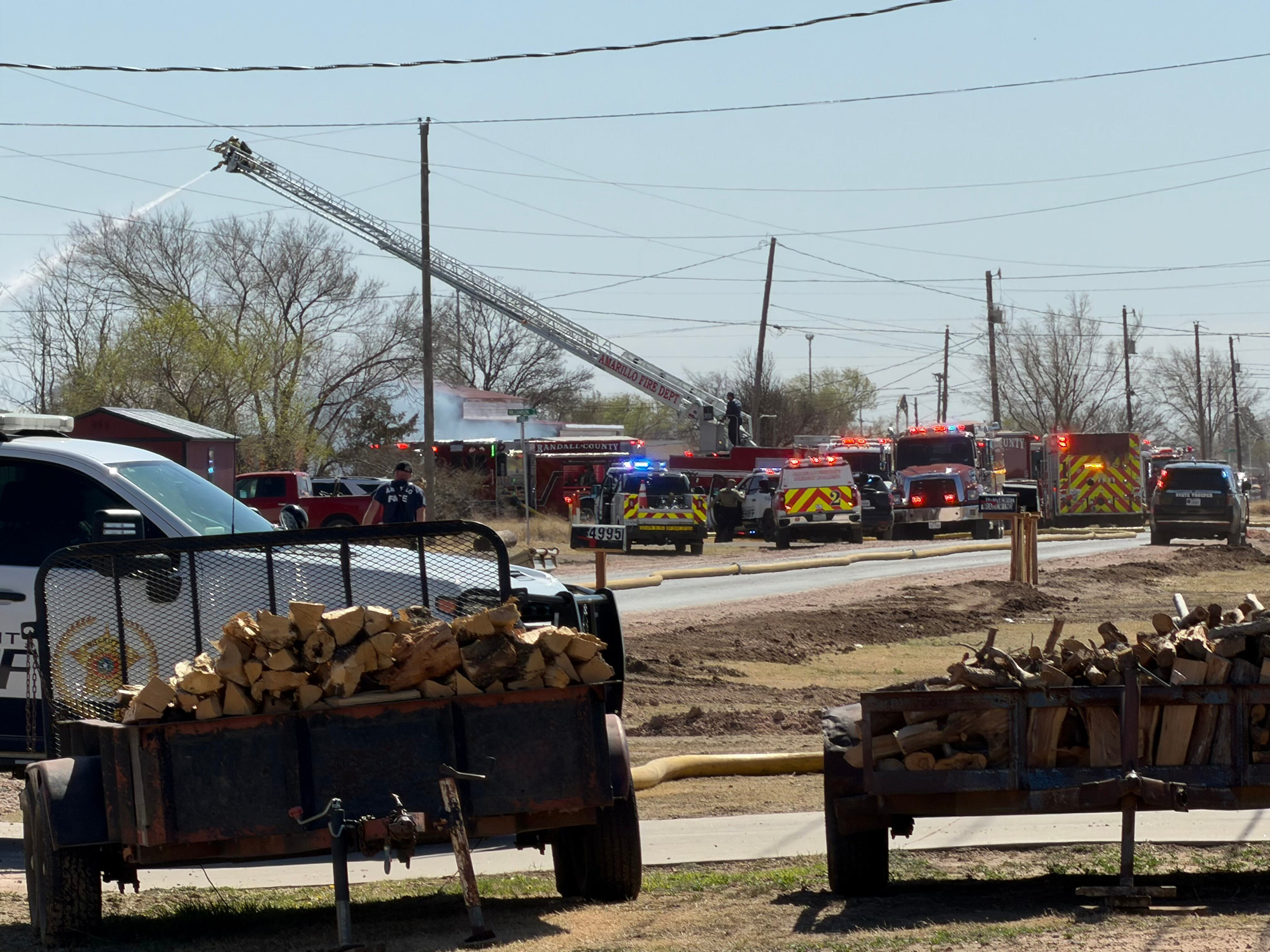 1 woman taken to hospital as Randall Co. officials investigate house fire