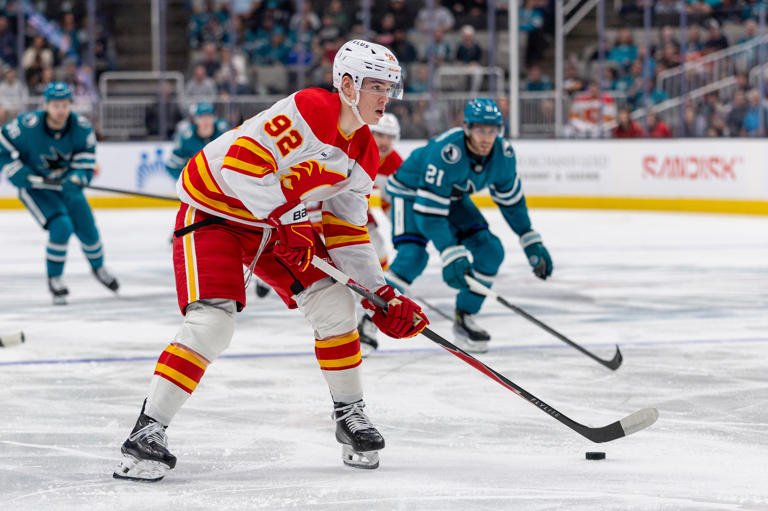 Flames recall Matvei Gridin, Hunter Brzustewicz