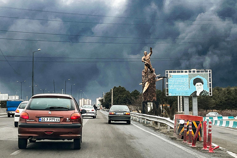 Tehran shrouded in toxic cloud after Israel strikes fuel depots