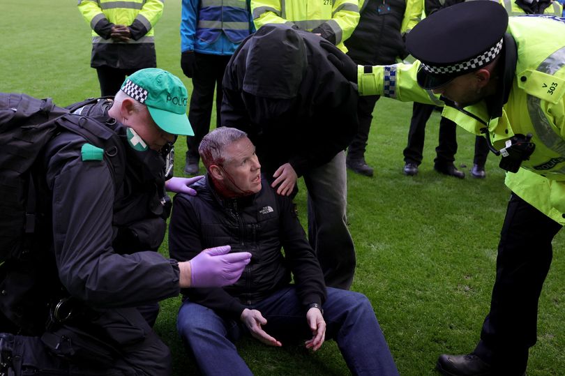 Arrests made after Celtic and Rangers fans' violent clash during Ibrox ...