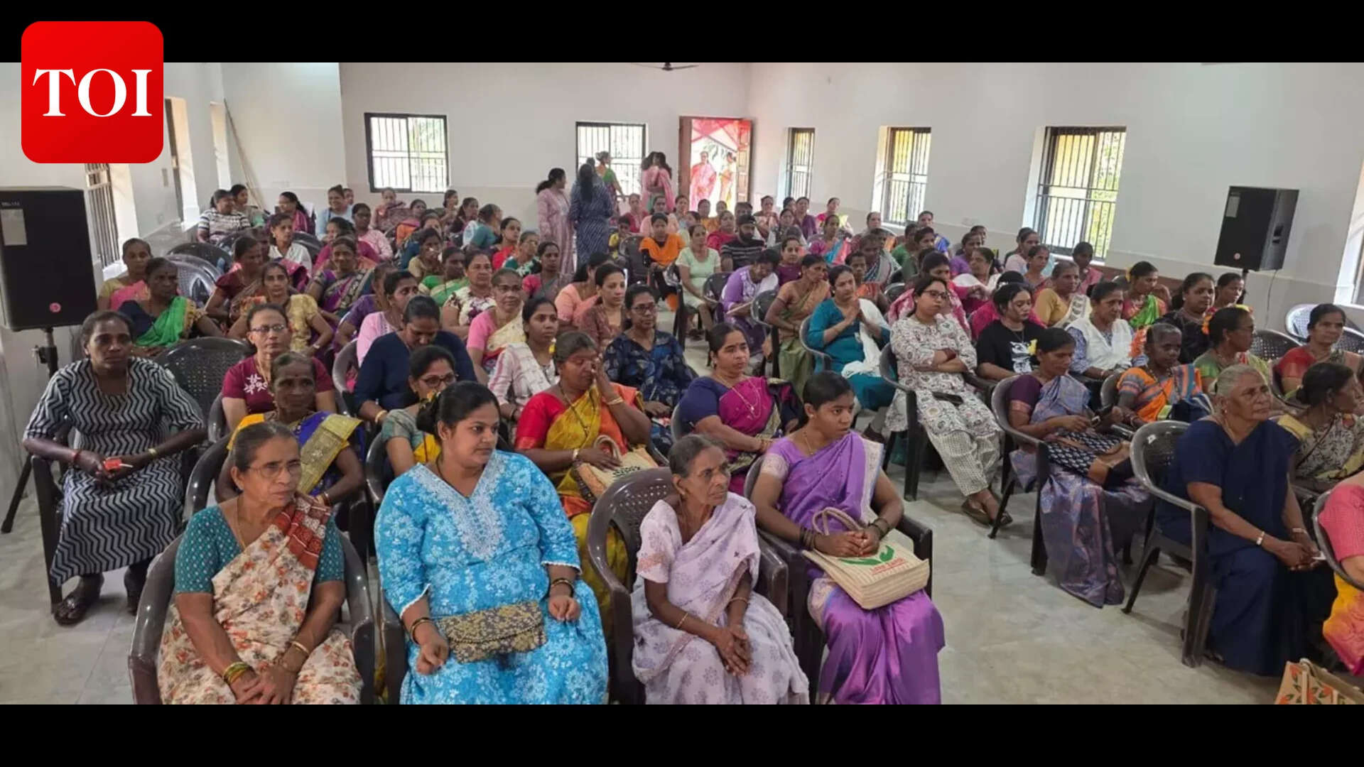 Women raise road, water and mobile network issues at Poinguinim Mahila ...