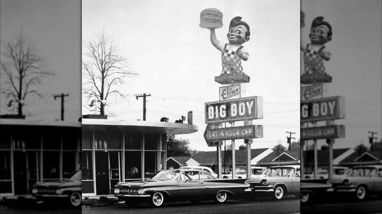 The first double cheeseburger allegedly came from this fast food chain