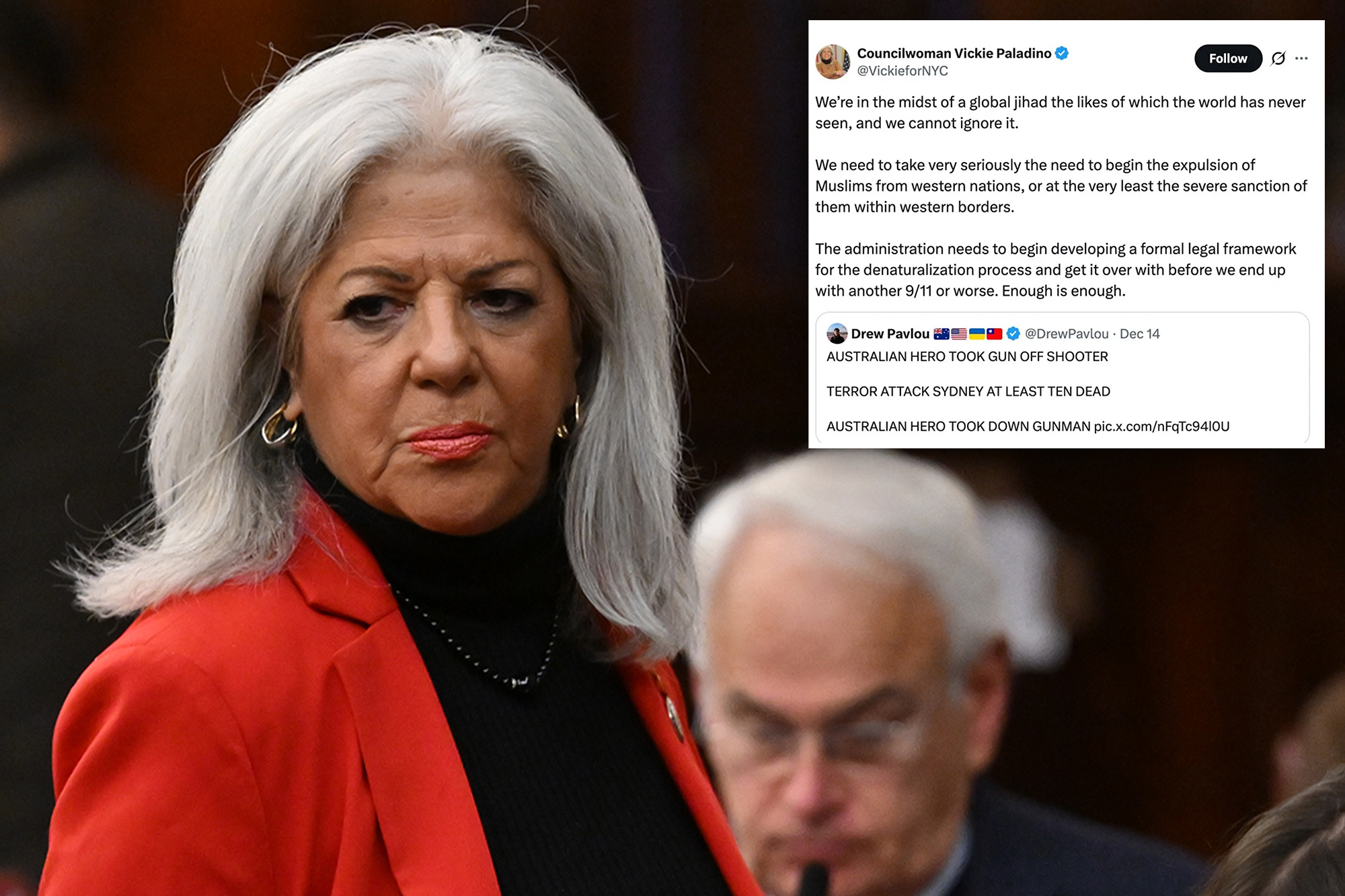 NYC pol suing council for trying to censure her over 'Islamophobic' tweets