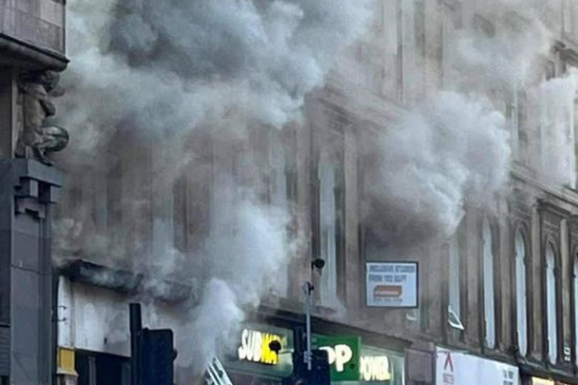 Trains from Edinburgh cancelled amid huge blaze near Glasgow Central ...
