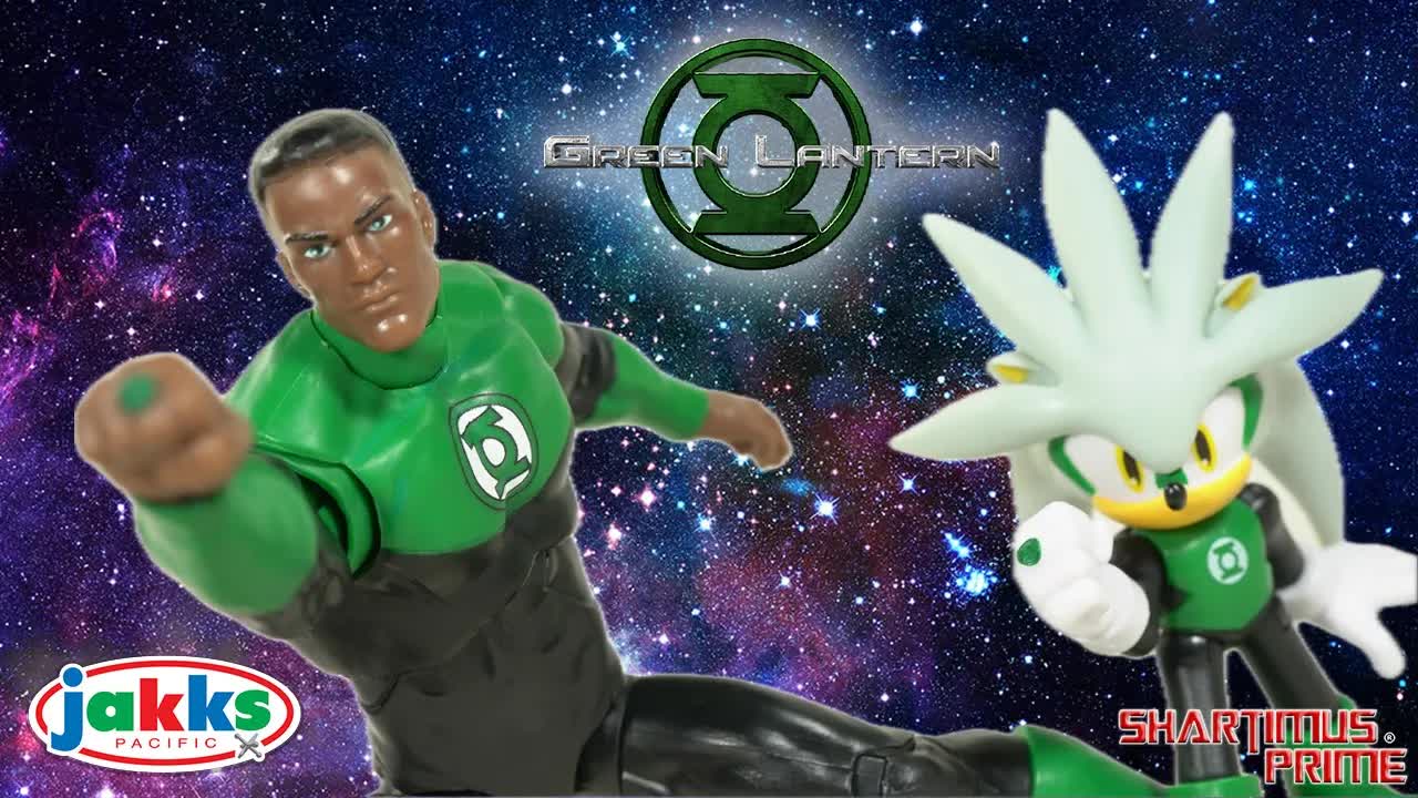 DC x Sonic the Hedgehog Green Lantern & Silver 2