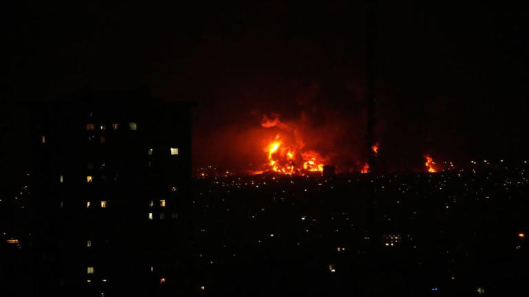 Tehran under 'black rain' as oil depot strikes darken sky, raising ...
