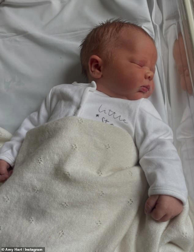 Amy Hart gives birth! Love Island star welcomes baby boy early with ...