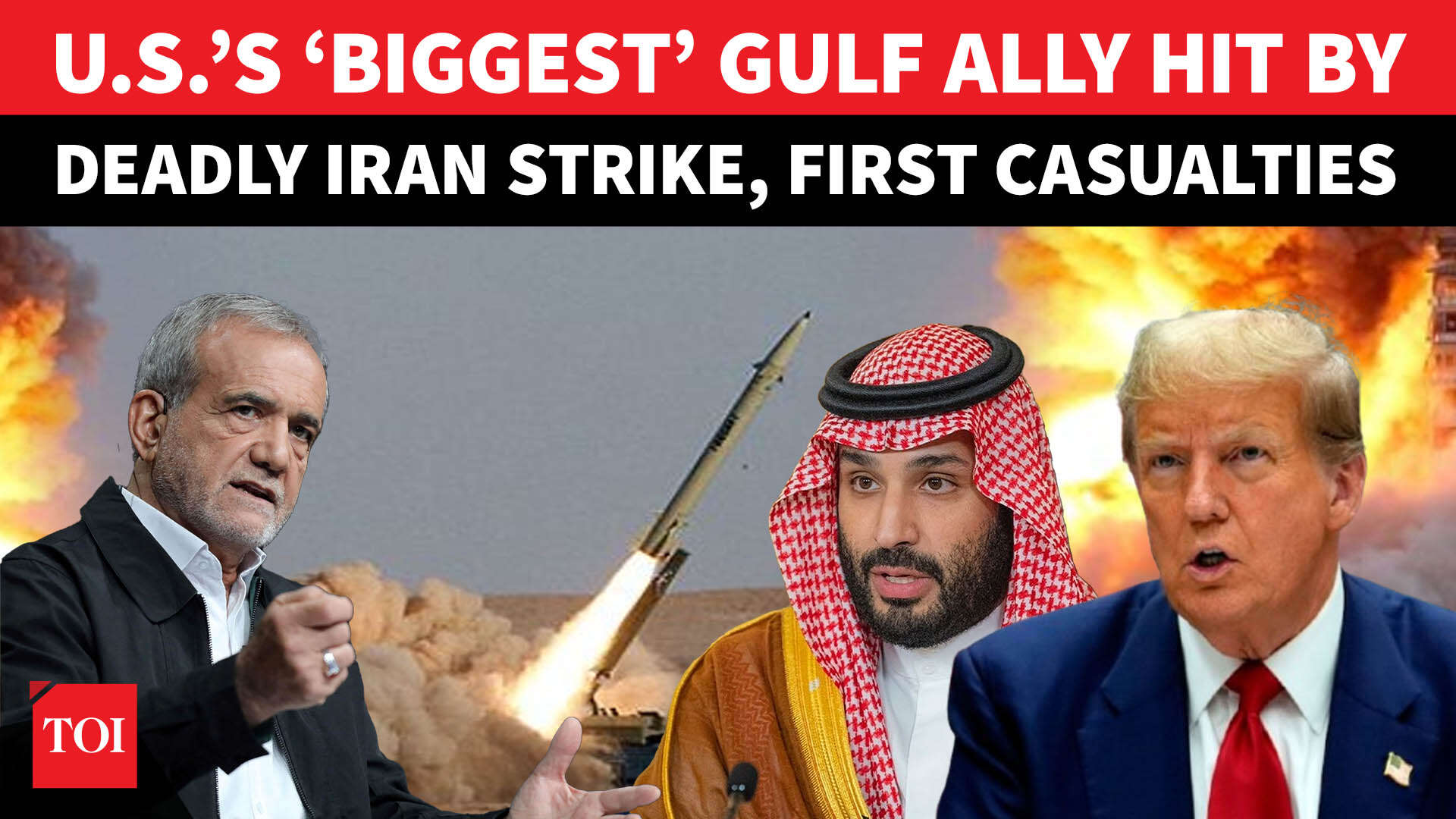 Missile strike in Saudi Arabia kills two as Iran war escalates ...