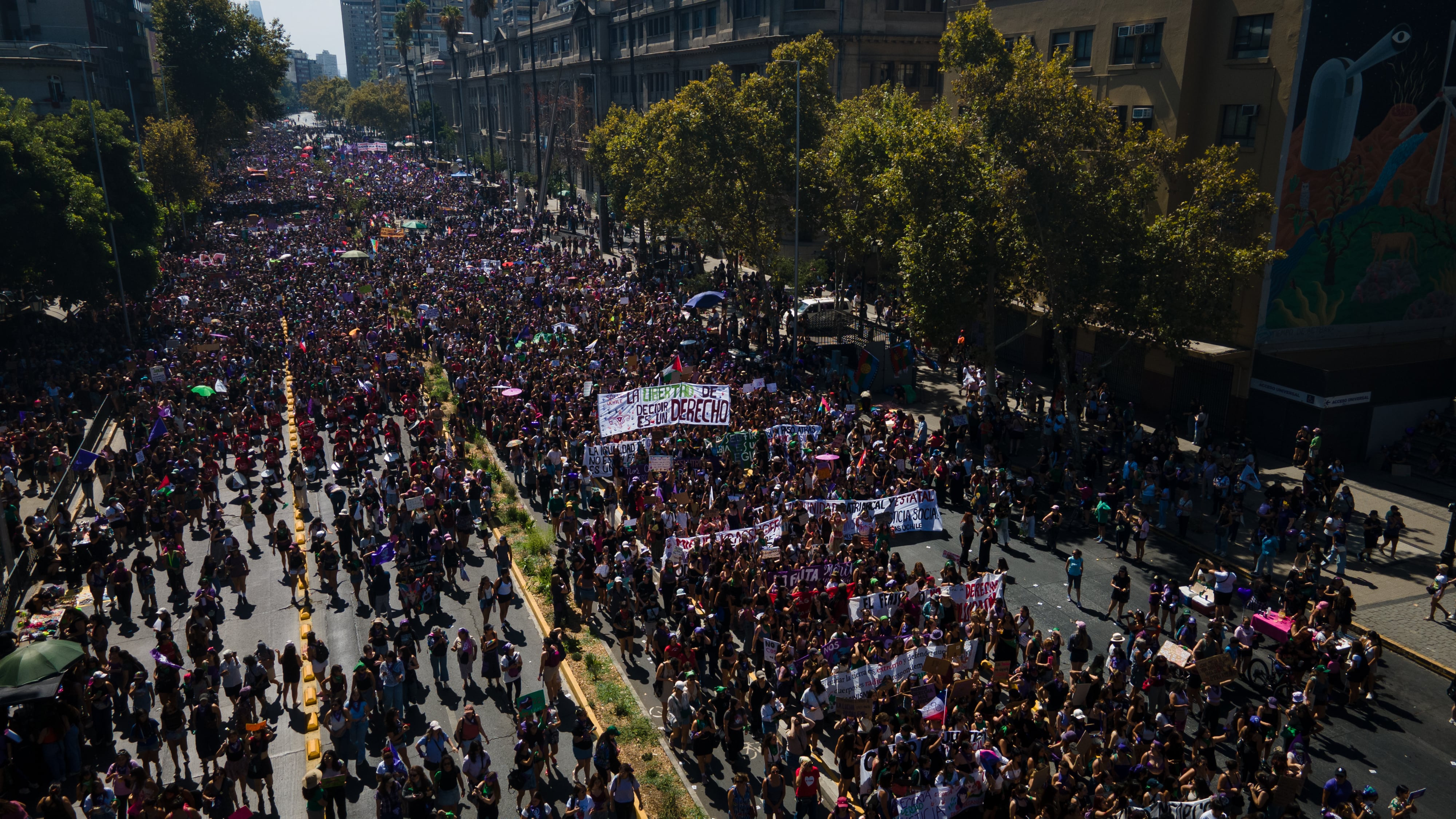 8M: las mujeres gritan “paren de matarnos” a una América Latina en ...
