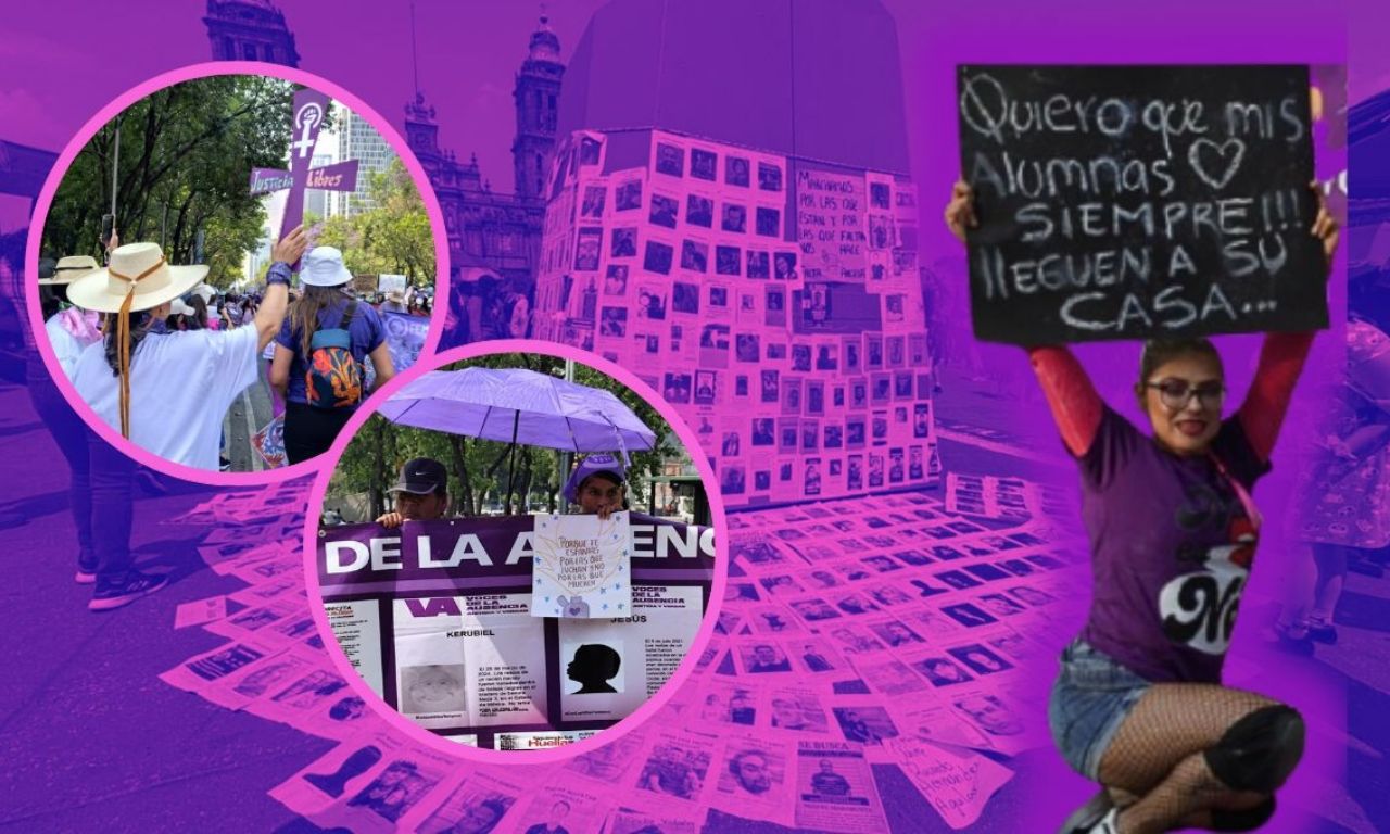 En fotos | Así se vive la marcha del 8M en la CDMX por el Día ...