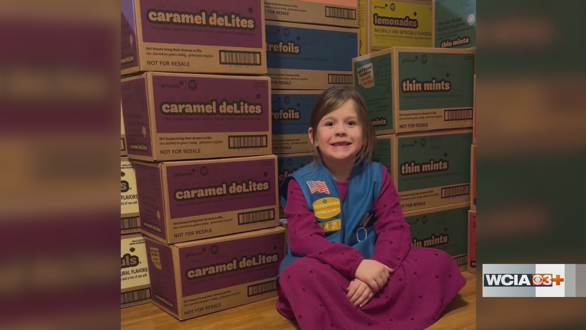 Piatt Co. Girl Scout aspires to sell more cookies than village's population