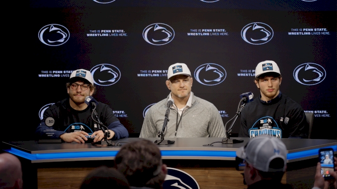Penn State press conference after winning 2026 Big Tens