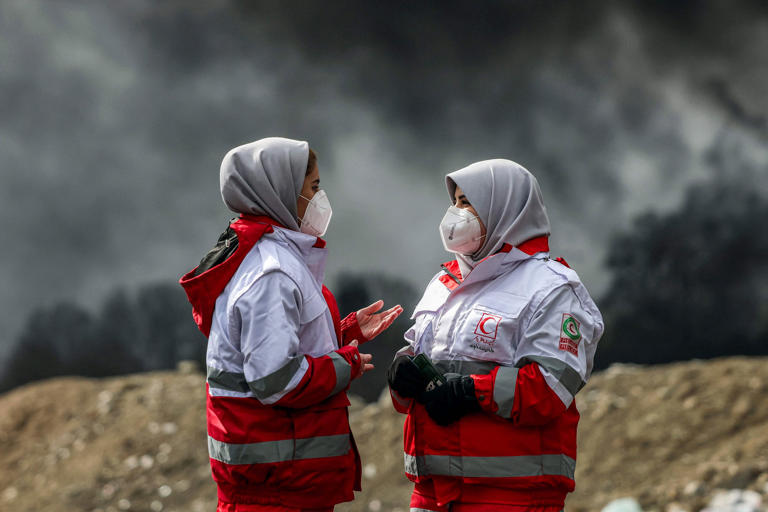 Toxic oil rain in Tehran after airstrikes