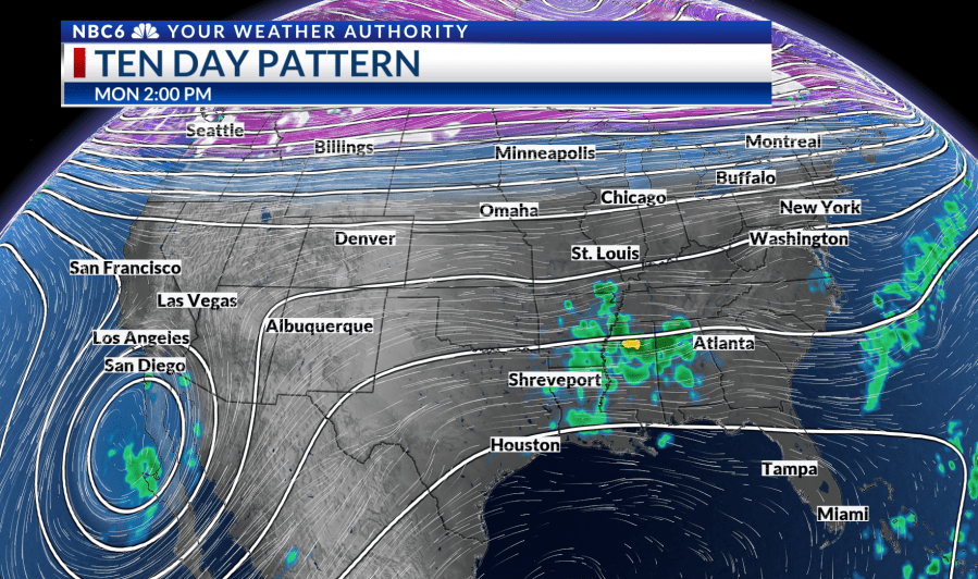 Calm night before storm chances return Monday