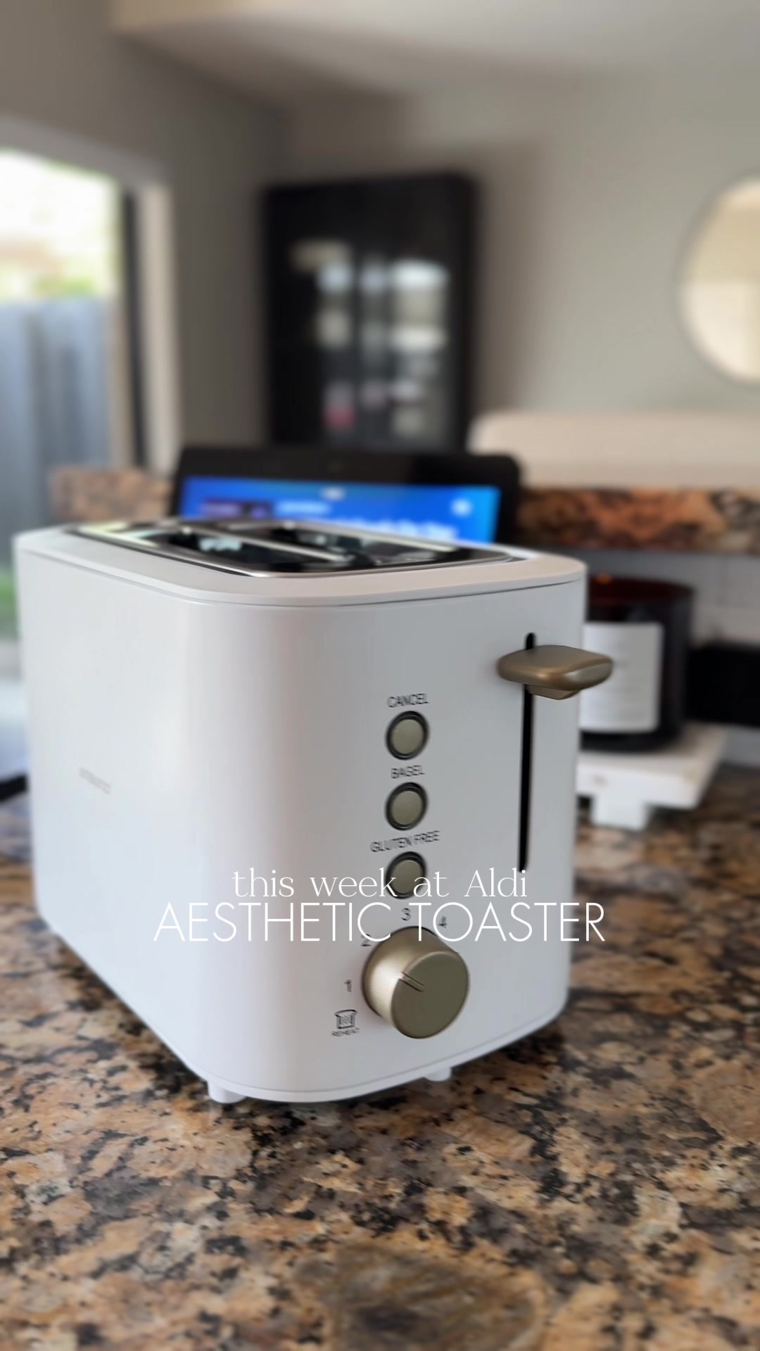 Stylish toaster design that looks high end