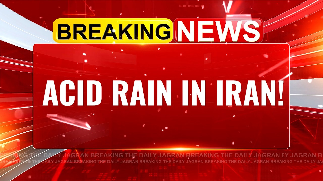 Acid Rain Hits Tehran After US-Israel Airstrikes Destroy Oil Depots ...