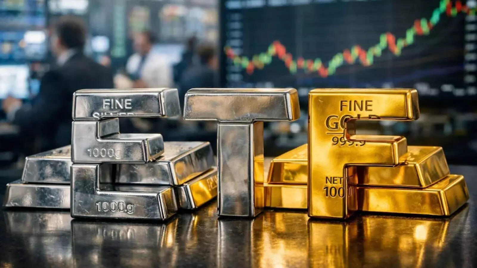 Gold and silver ETFs fall up to 4% as rising crude fuels inflation ...