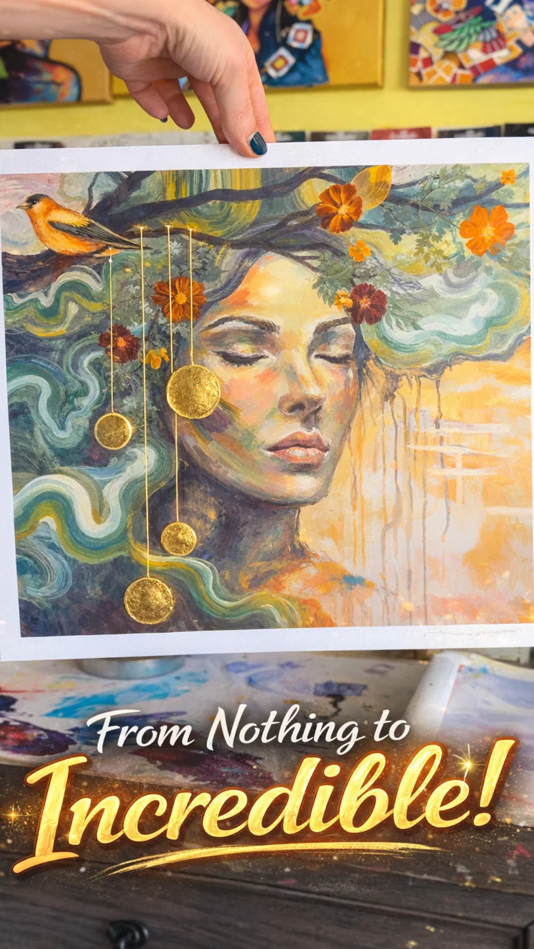 What this artist created from a blank canvas is stunning