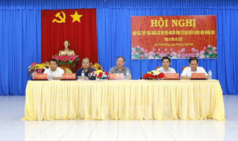 Cử tri cù lao An Giang quan tâm giải pháp ứng phó với giá xăng dầu, vật tư nông nghiệp